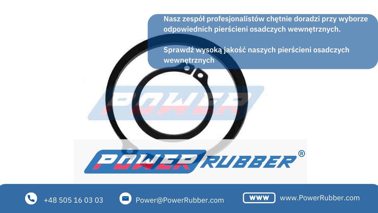 pierscień osadczy wewnętrznie