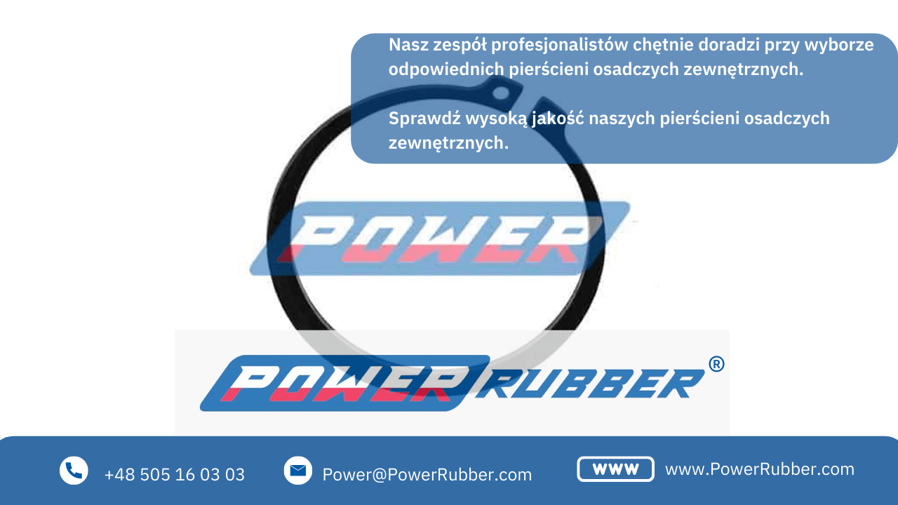 pierścienie osadcze zewnętrzne