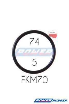Oring 74 na 5 FKM wykonany z FKM