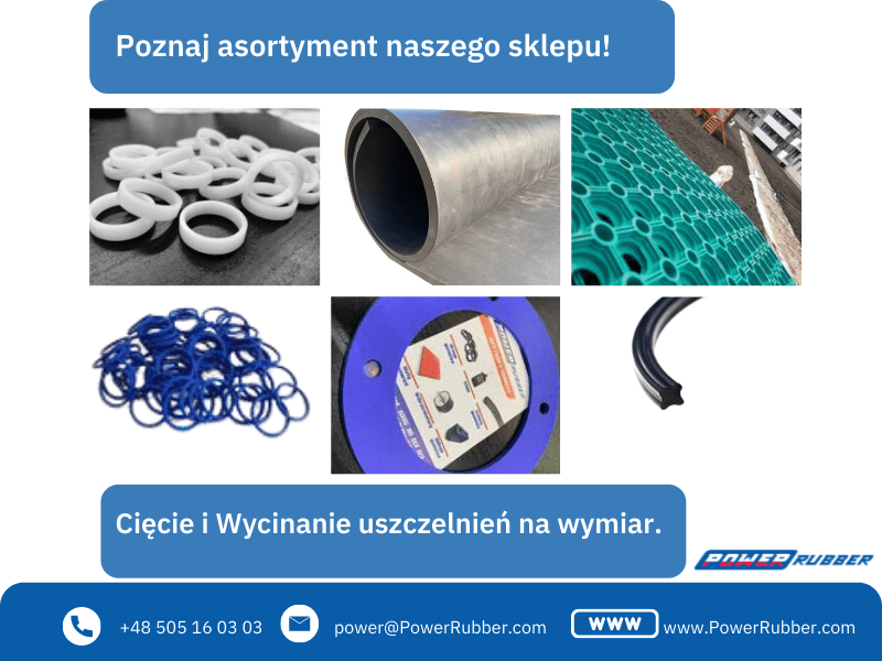 Wyroby gumowe Artkuły gumowe Power-Rubber