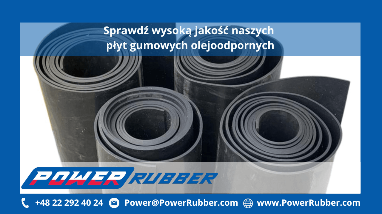 Płyty gumowe NBR olejoodporne
