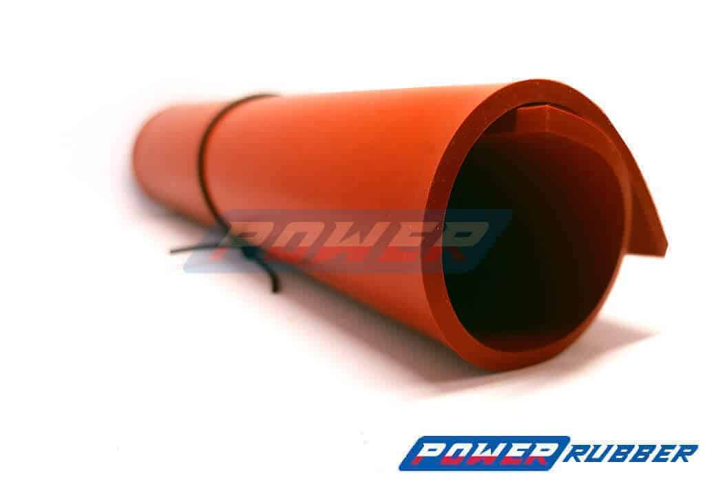 Silicone plate red