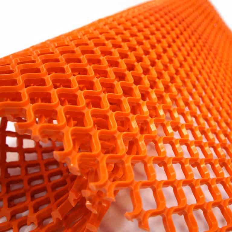 Orange diamond anti-slip pool mat