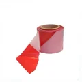 White-red warning tape 100 mb