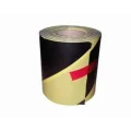 Yellow-black warning tape 100 meters