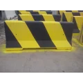 Barrière de protection jaune et noire