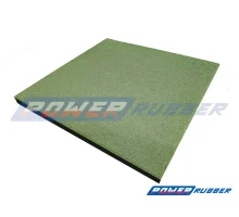 EPDM mat for the Green Pea Playground in RAL 6011