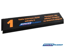 ПВХ-плитка PowerFloor смягченный конец.