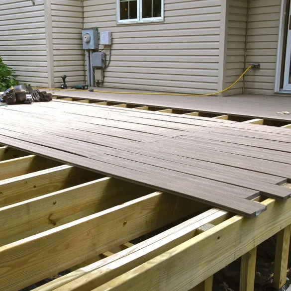Application of decking boards and their properties