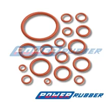 Set of silicone O-rings