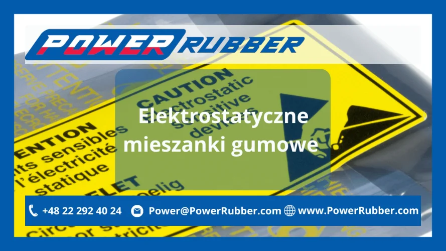 Elektrostatyczne mieszanki gumowe
