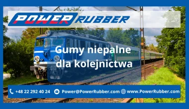 Nicht brennbare Gummis für Eisenbahnen
