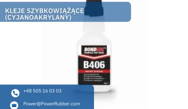 Kleje szybkowiążące, cyjanoakrylowe