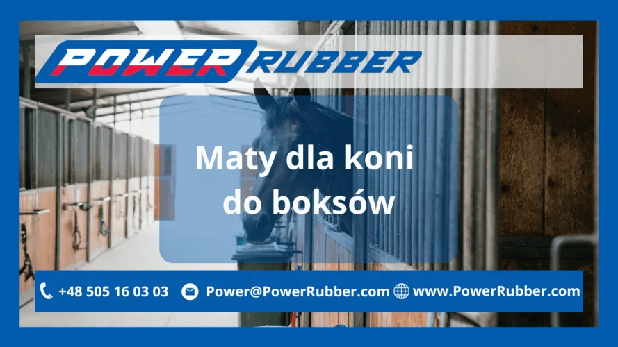 Maty dla koni do boksów