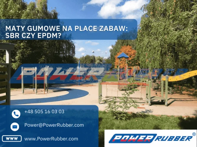 Maty gumowe na place zabaw: SBR czy EPDM?