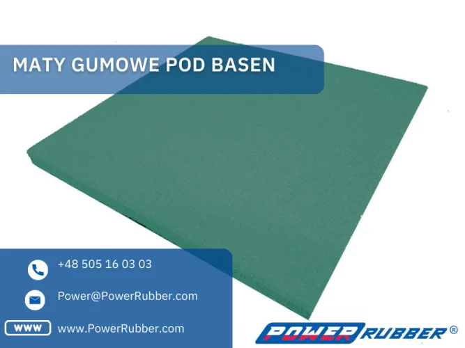 Maty gumowe pod basen