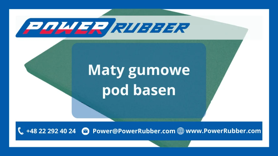 Rubber mats under the pool