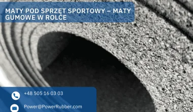 Maty pod sprzęt sportowy – Maty gumowe w rolce