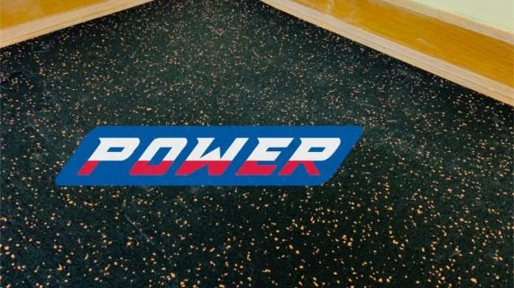 rubber surface for the gym