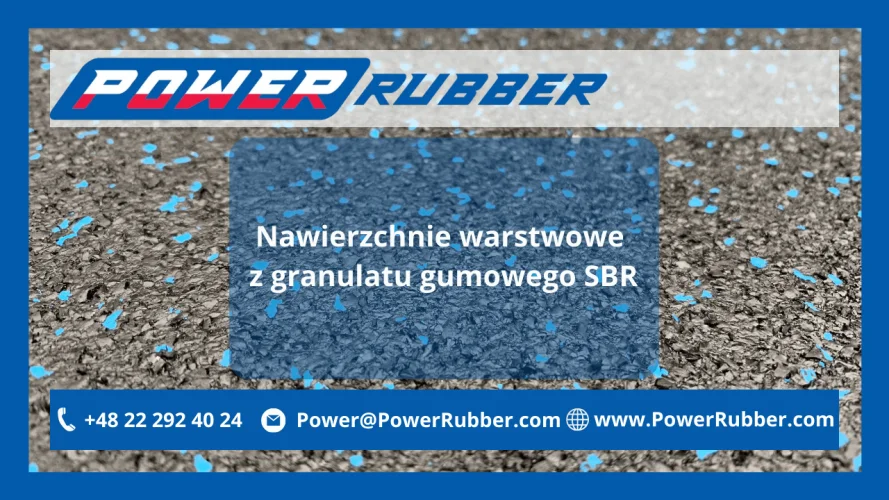 Слоистые поверхности из резиновых гранул SBR