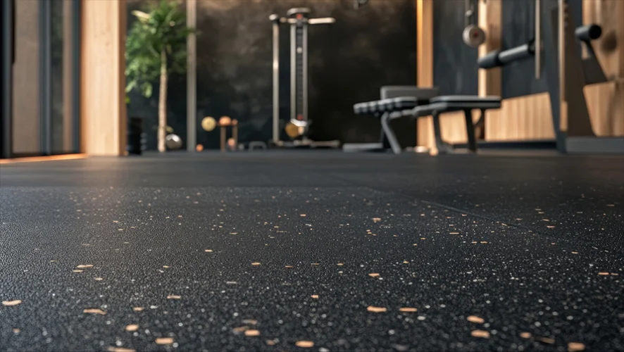 Revêtement de sol en caoutchouc granulaire