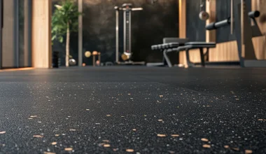 Gekörnter Gummiboden