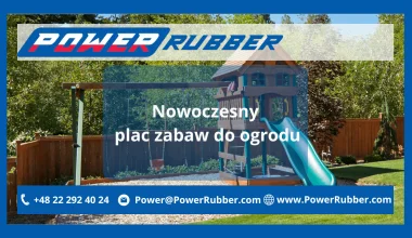 Modernder Spielplatz im Garten