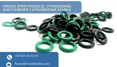 Oringi EPDM rodzaje utwardzane nadtlenkiem i utwardzane siarką