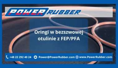 Oringi w bezszwowej otulinie FEP PFA