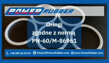 Oringi zgodne z normą PN-60/M-86961