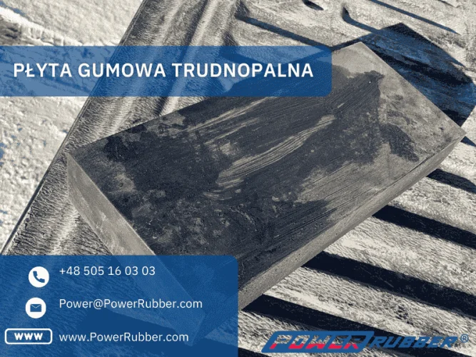 Flammhemmende Gummiplatte