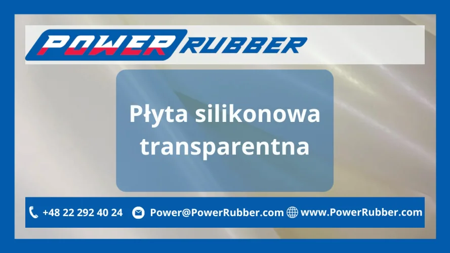 Transparente Silikonplatte
