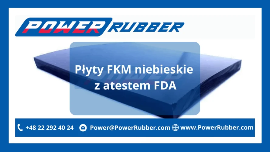 Листы FKM синего цвета с одобрением FDA