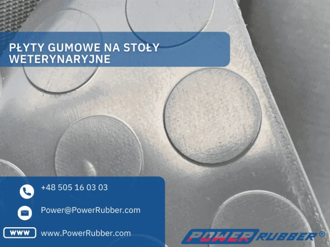 Gummiplatten für Veterinärtische