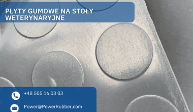 Płyty gumowe na stoły weterynaryjne