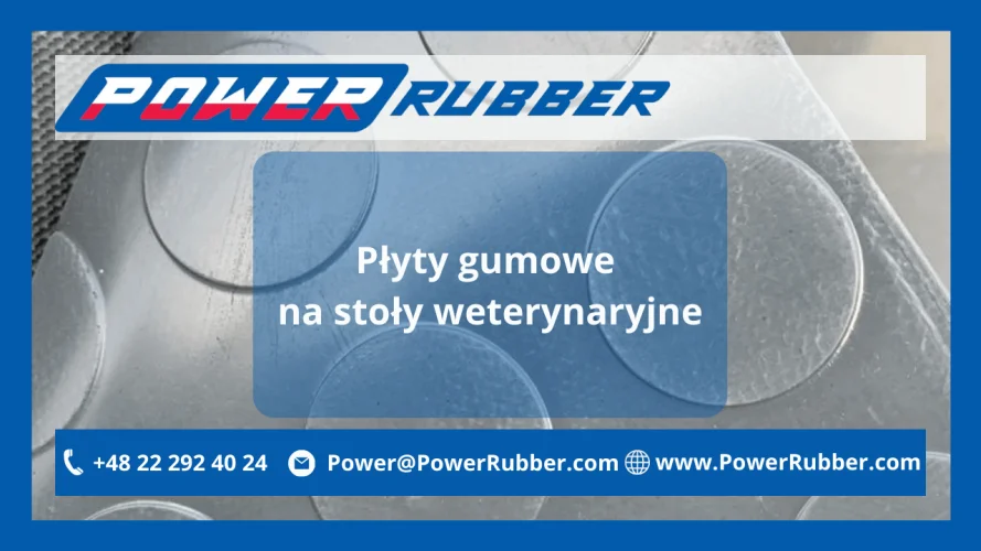 Feuilles en caoutchouc pour tables vétérinaires