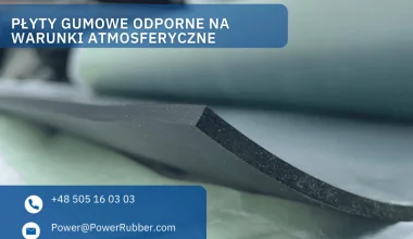Płyty gumowe odporne na warunki atmosferyczne