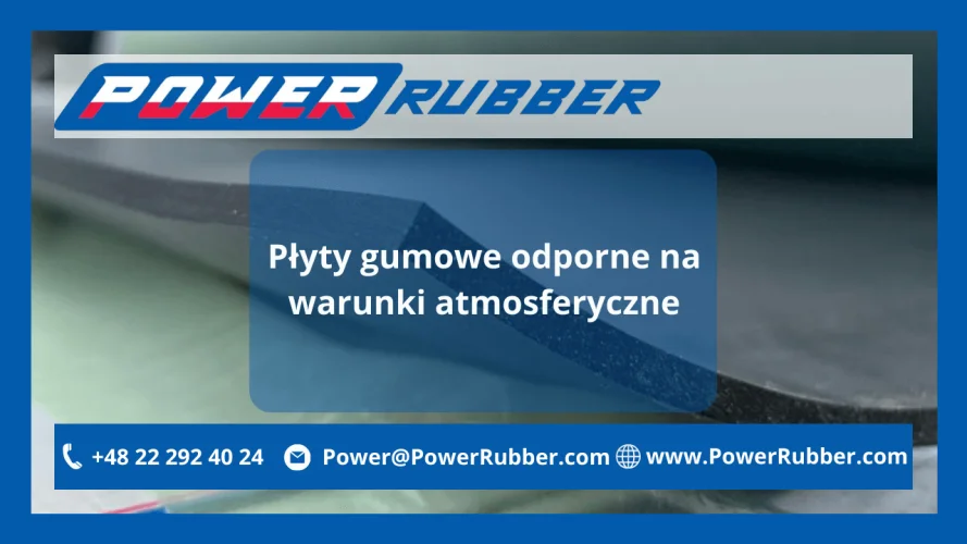 Feuilles de caoutchouc résistantes aux intempéries