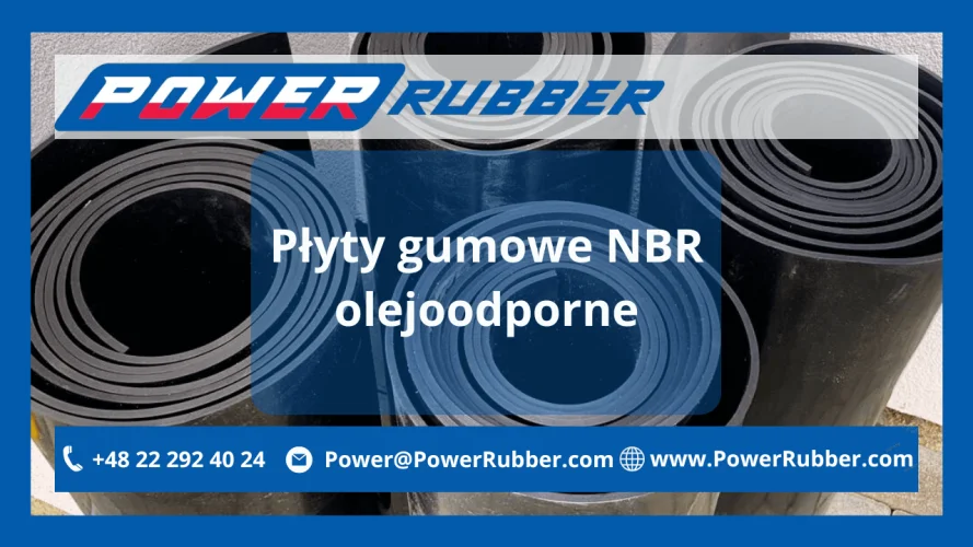 Płyty gumowe olejoodporne