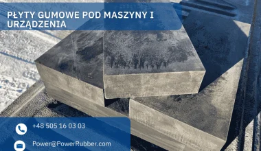 Płyty gumowe pod maszyny i urządzenia