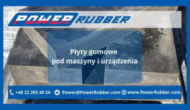 Płyty gumowe pod maszyny i urządzenia