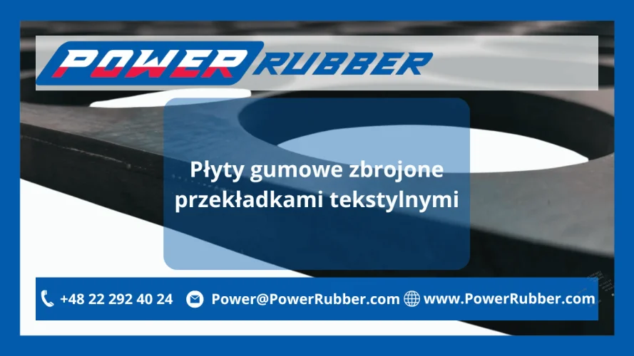 Mit textilen Abstandhaltern verstärkte Gummiplatten
