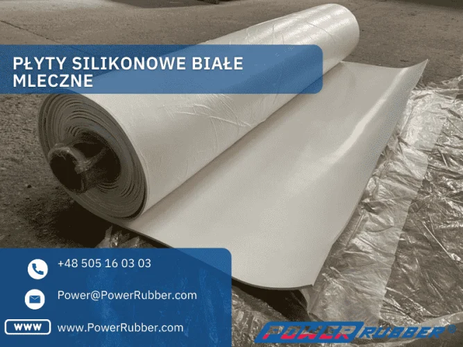 Milchweiße Silikonplatten