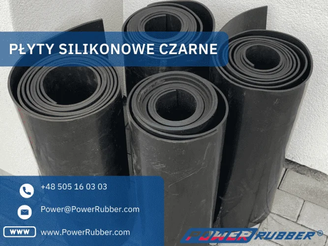 Płyty silikonowe czarne