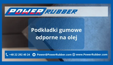 Podkładki gumowe odporne na olej