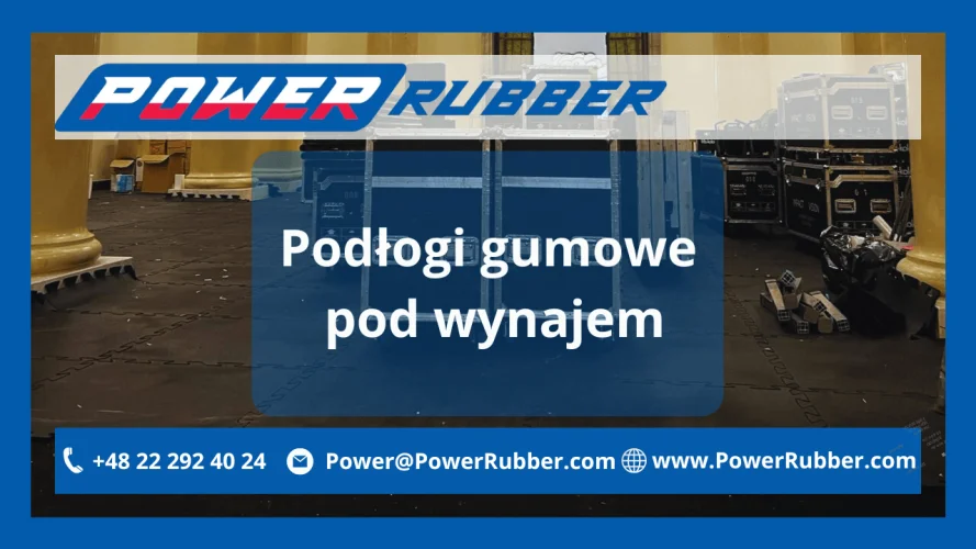 Podłogi gumowe pod wynajem