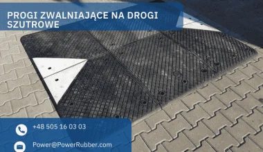 Progi zwalniające na drogi szutrowe Power Rubber