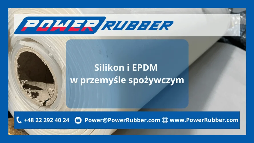 Le silicone et l’EPDM pour les applications dans l’industrie alimentaire sont disponibles dans l’offre de Power Rubber — sûrs, conformes aux normes et prêts à être utilisés dans votre installation.