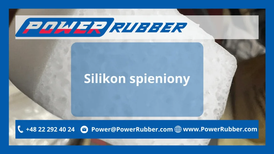 Foamed silicone