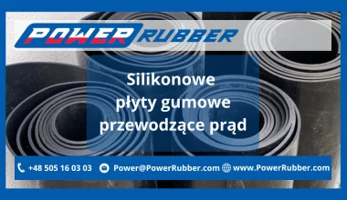 Silikonowe płyty gumowe przewodzące prąd